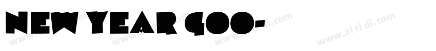 new year goo字体转换